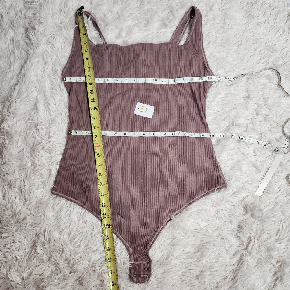 SKIMS COTTON RIB BODYSUIT/ NWT/ UMBER/ XXS,L/XL/3X - Picture 12 of 17